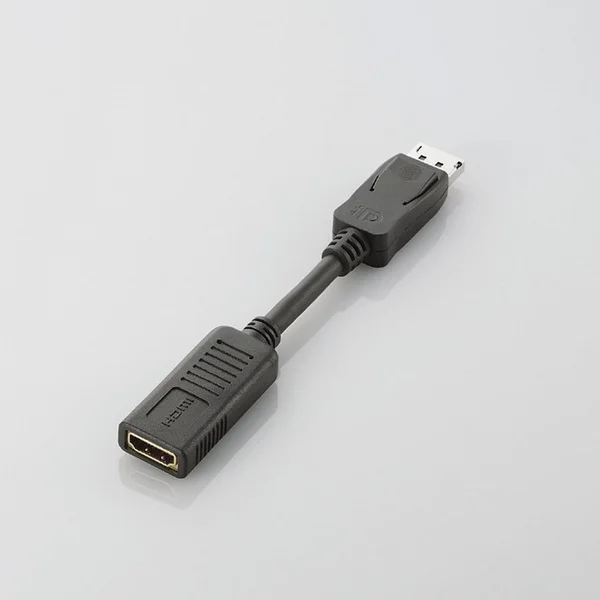 AD-DPHBK エレコム DisplayPort-HDMI 変換アダプタ 【送料全国一律275円】