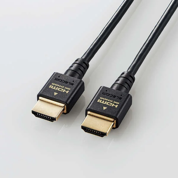 CAC-HD21ES20BK エレコム 2.0m ウルトラハイスピードHDMI ケーブル スリム 【送料全国一律275円】
