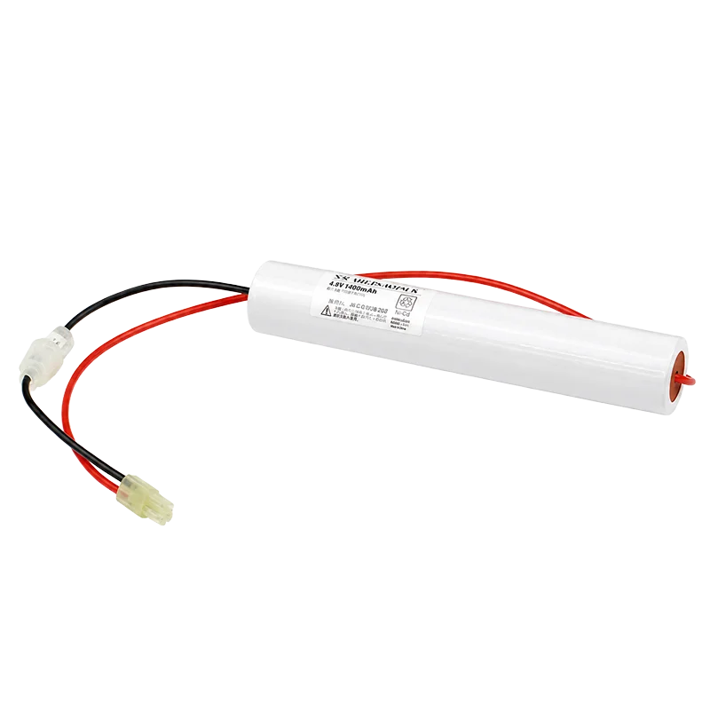 N-3CAHLP相当品 電池屋製新品 誘導灯・非常灯器具用交換電池 3.6V2000mAh FSK011相当品 <年度シール付き> コネクター付きそのまま取付できます。