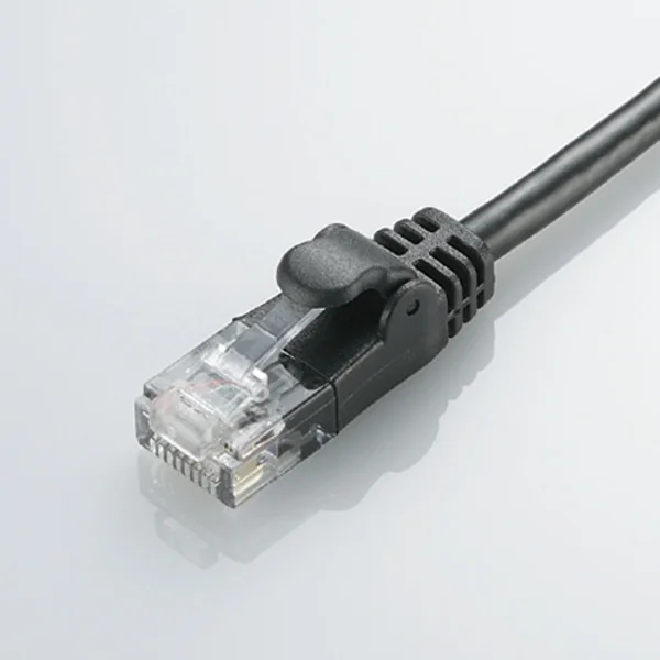 LD-GPY/BK10 エレコム 10m カラー：ブラック Cat6 LANケーブル スやわらか 爪折れ防止プロテクタ付 【送料全国一律450円】