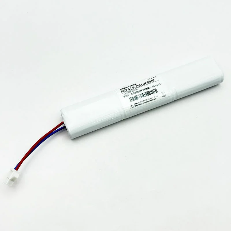 FK128相当品 電池屋製 新品 パナソニック製誘導灯用交換電池 <FK761相当品(同等品)> 7.2V600mAh<年度シール付き> コネクター付きそのまま取付できます。