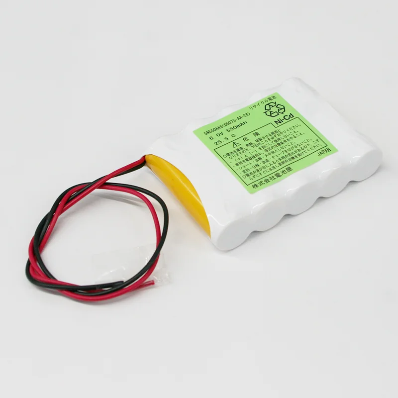 5N-550AAS 相当品 SANYO製相当品 組電池製作バッテリー タツノ計量機 等用 6V550mAh リード線のみ