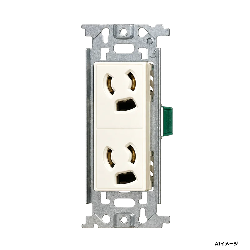 WN1162 パナソニック 新品 埋込抜け止め接地ダブルコンセント 15A125V  【送料全国一律275円】