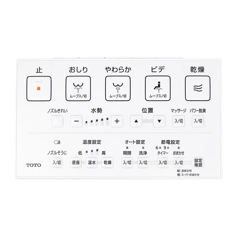 TCM4388S TOTO メーカー純正部品 温水洗浄便座リモコン部材 TCF986用 リモコン 組品