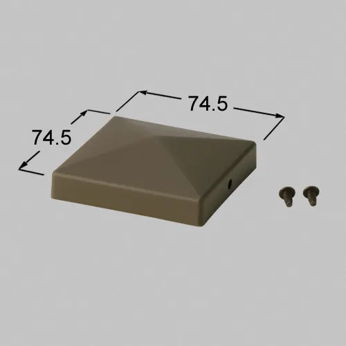 KMA01011A LIXIL・TOEX 純正部品 新品 70角山型門柱キャップ BR 門まわり部品  【送料全国一律275円】
