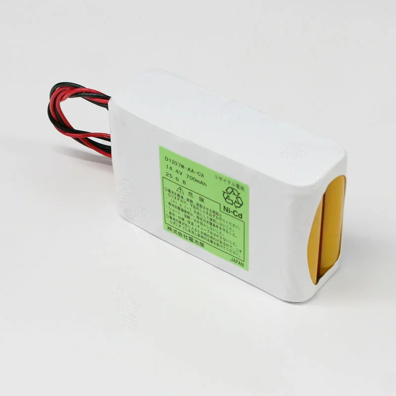 12N-700AAC相当 14.4V700mAh 組電池製作バッテリー  W型