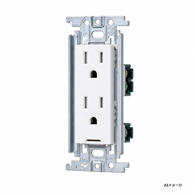 【在庫特価品】WTF113238W パナソニック 新品 コスモシリーズワイド21 埋込アースターミナル付接地ダブルコンセント 金属枠付 ホワイト 【送料全国一律275円】