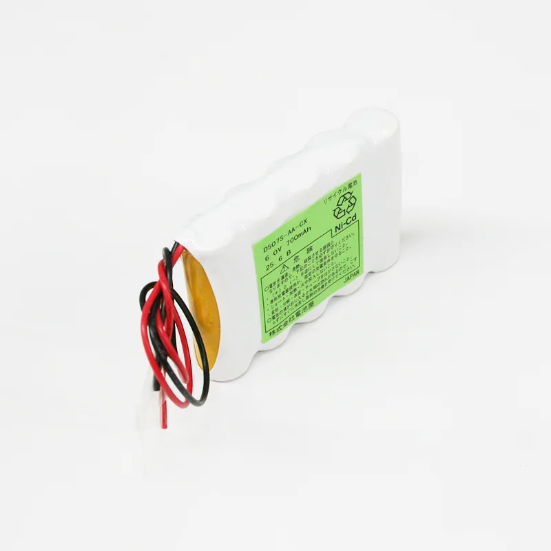6V700mAh 組電池製作バッテリー AAセル使用 S型 リード線切りっぱなし