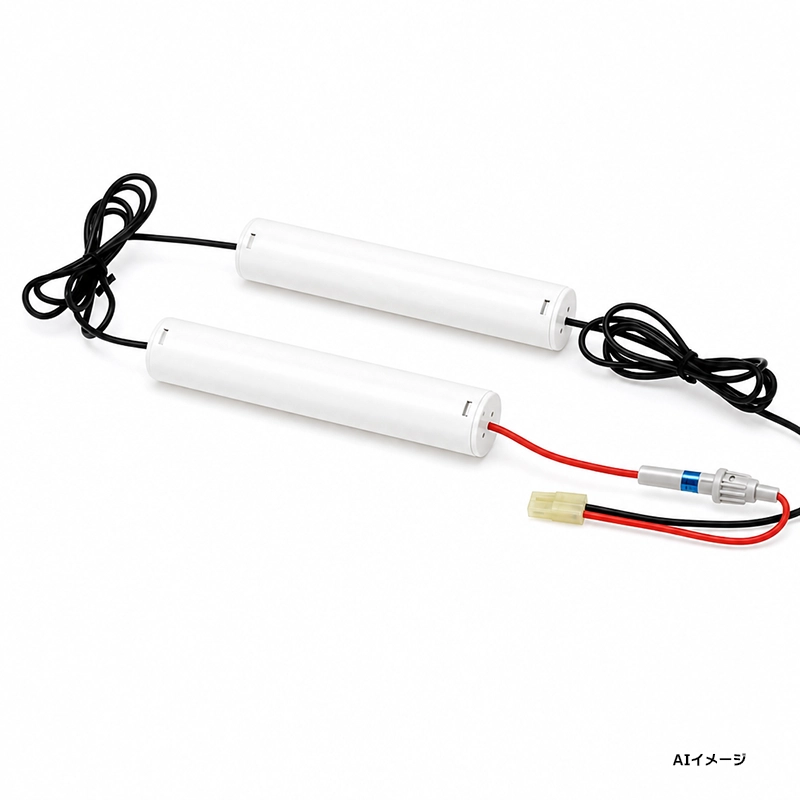 2-3NR-CX-LEB相当品 (同等品) 電池屋製新品 7.2V2500ｍAh 非常灯用交換電池 ＜年度シール付き＞ コネクター付きそのまま取付できます。