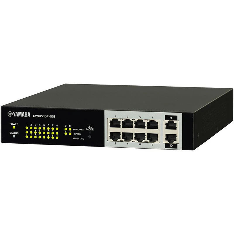 【2026年6月23日現在で納期未定】SWX2210P-10G ヤマハ 新品 スマートL2 PoEスイッチ