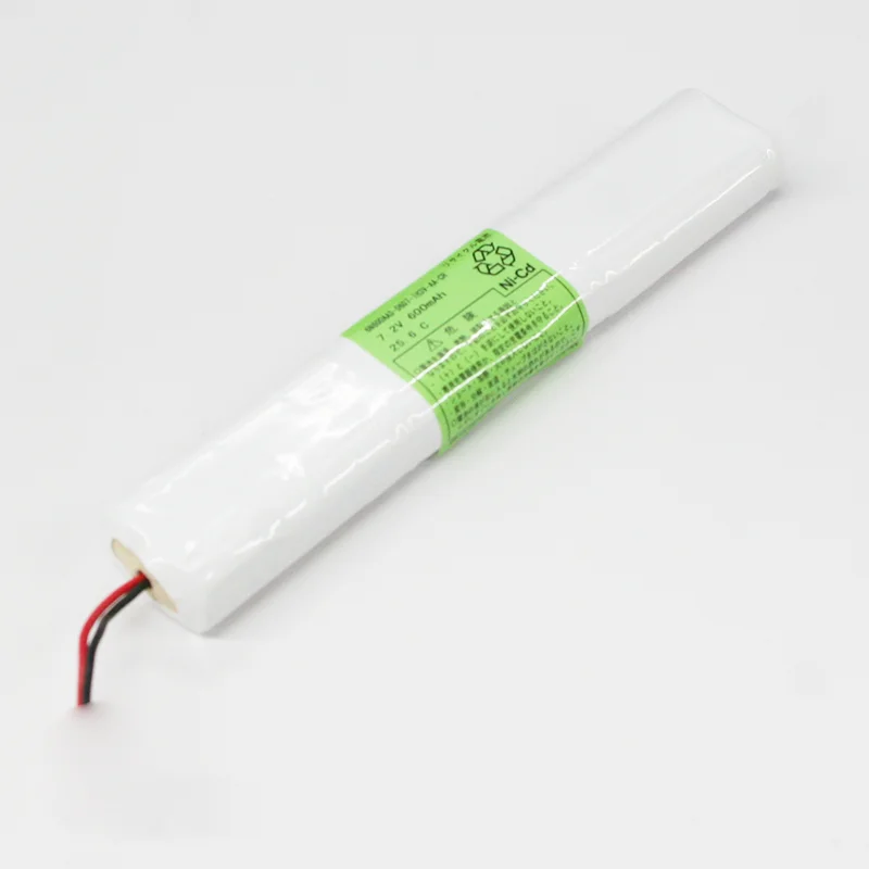 6N-600AA 相当品1H3V型 SANYO Cadnica製相当品 組電池製作バッテリー ANY ARD-1216T ギロチン 等用 7.2V600mAh リード線のみ
