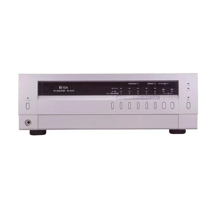 【在庫特価品】TA-2060 TOA 新品 卓上型アンプ 60W 5局 3U＜代引不可＞＜メーカー直送品＞