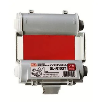 SL-R103T 赤 1個入 マックス ビーポップ専用インクリボン 100タイプ用 使い切りタイプ