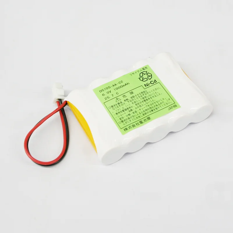 6.0V1000mAh 組電池製作バッテリー ニカド S型 SMPコネクター付き