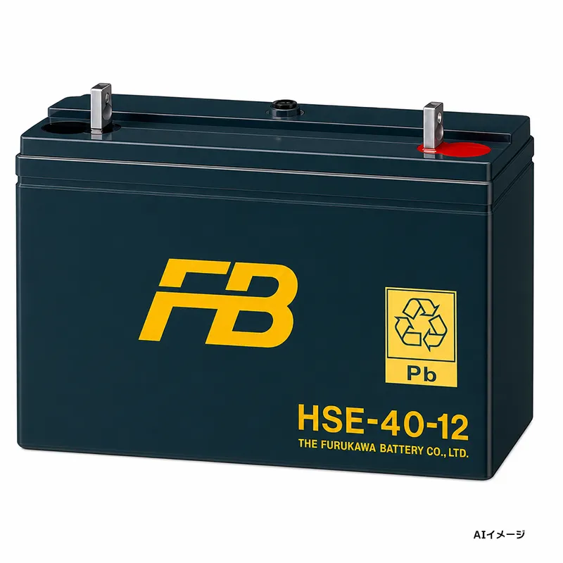 HSE-40-12 古河電池製 新品 制御弁式据置鉛蓄電池 12V40Ah HSEシリーズ 【受注生産品】【メーカー直送品】