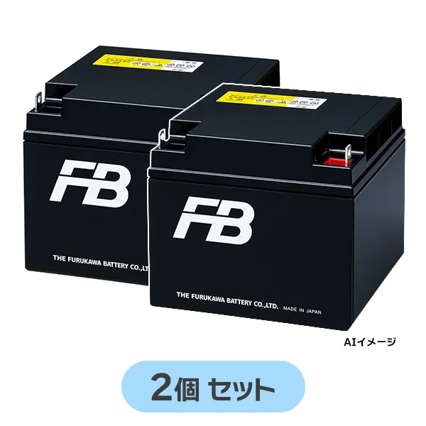 6m10B 【2個セット12V仕様】 古河電池製 新品 12V10Ah 小型制御弁鉛蓄電池 mシリーズ 【受注生産品】【メーカー直送品】