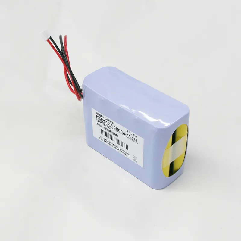 P-05/F25G51相当品 電池屋製新品 松下電器産業相当品 12V500mAh W型 コネクター付 JST EHR-2 【認証なし】