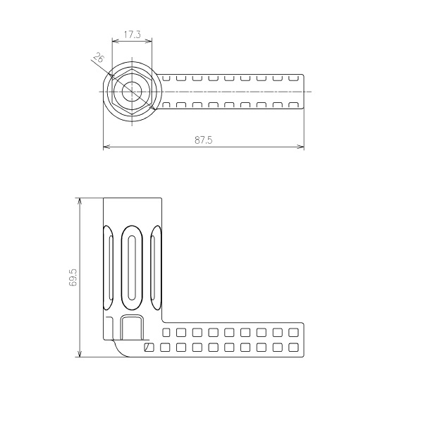 HH15004 TOTO 純正部品 フィルター開閉工具 水抜栓
                                                                                                            取付金具類部品