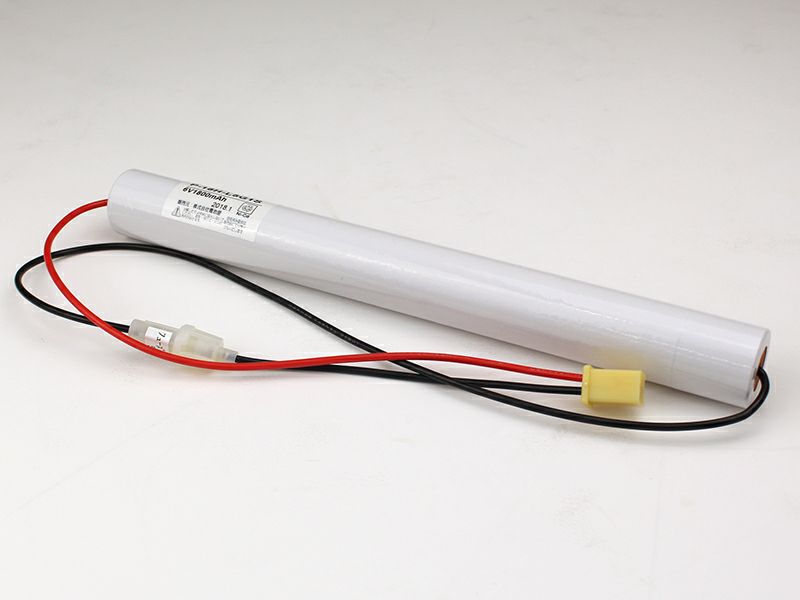 P-18H/L5G1相当品 大光電機製誘導灯器具・非常灯器具用交換電池 6V1800mAh<年度シール付き> コネクター付き