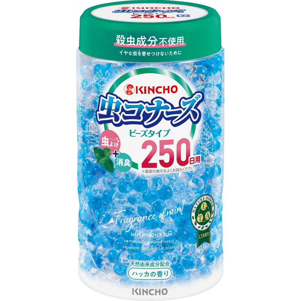 大日本除虫菊（金鳥） 純正品 虫コナーズビーズ ２５０日 ハッカの香り 4987115547193