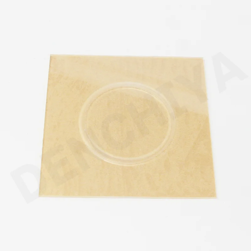 C10 割ガラス 透明無字 110x110   【送料全国一律275円】