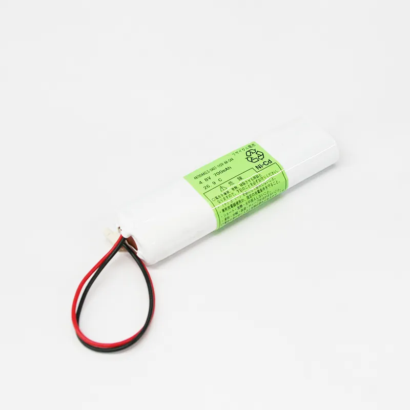 4N-700AACL相当品 電池屋製新品 SANYO相当 4.8V700mAh 1H2V型 MOLEX 5264-02コネクター付