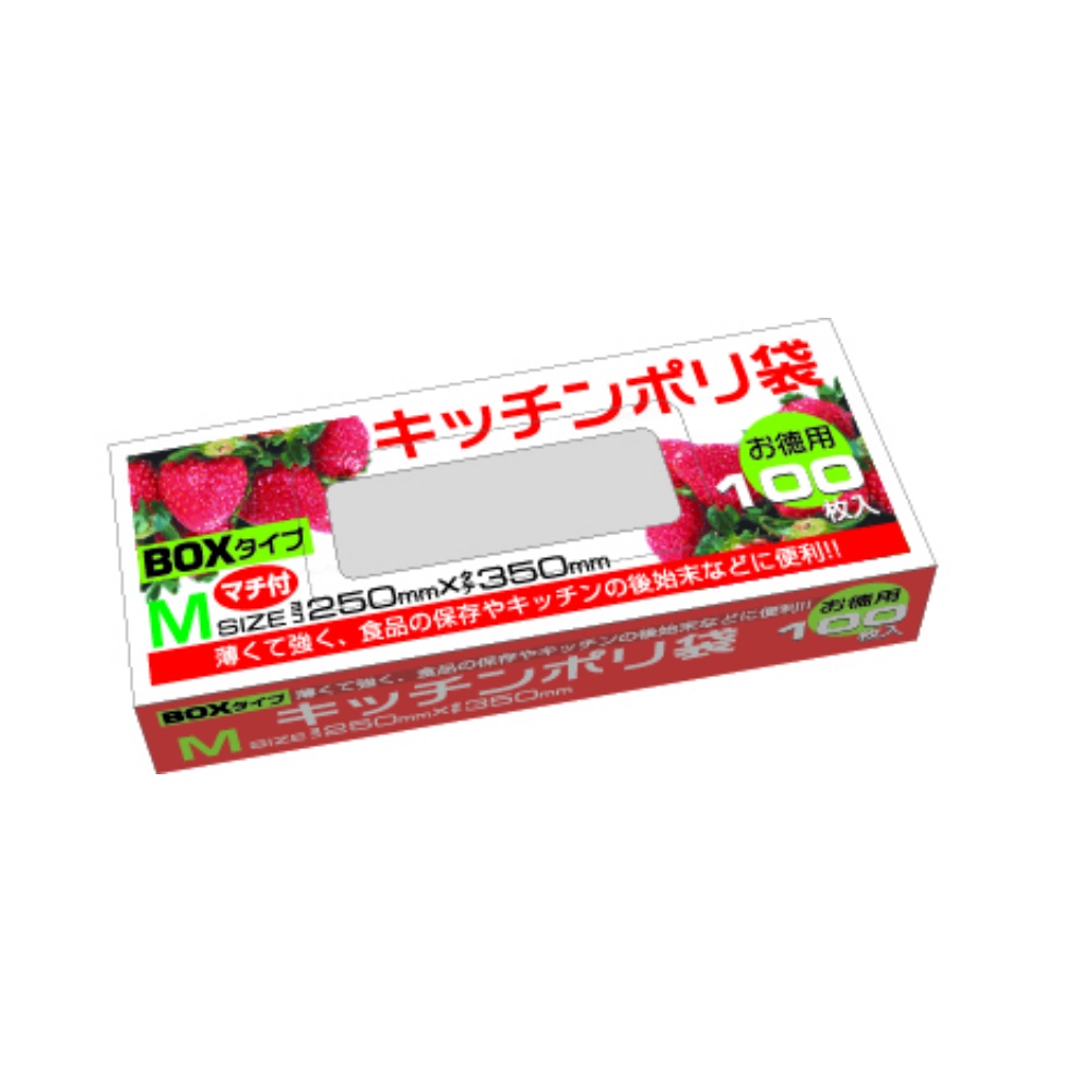 ハウスホールドジャパン 純正品 ＫＢ１２ 保存用 ＢＯＸポリ袋 １００枚入 4580287320641