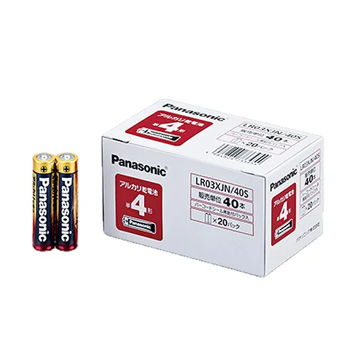 LR03XJN/40S 1箱(40本) パナソニック単4形 アルカリ乾電池  【全国一律送料450円】