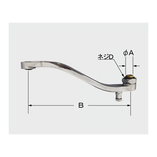 A-9652-10 NCメッキ LIXIL・INAX 純正部品 吐水口部 泡沫 寒冷地用 キッチン部品