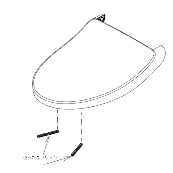 TCM13813R#NW1 ホワイト TOTO 純正部品 新品 便ふた組品 E/R兼用 トイレ部品