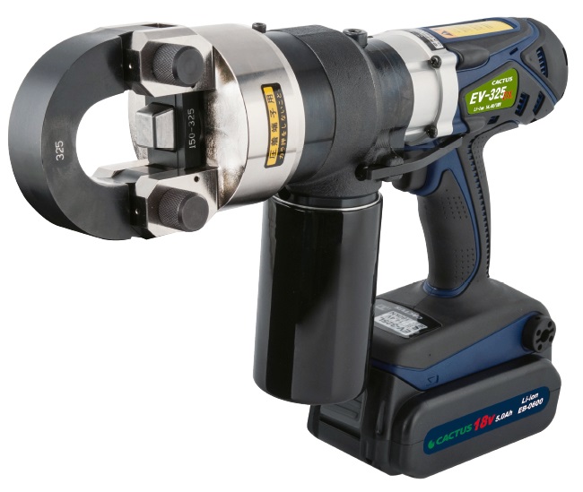 EV-325DL-H カクタス 18V/14.4V兼用圧着工具 本体+肩掛けベルトのみセット CACTUS