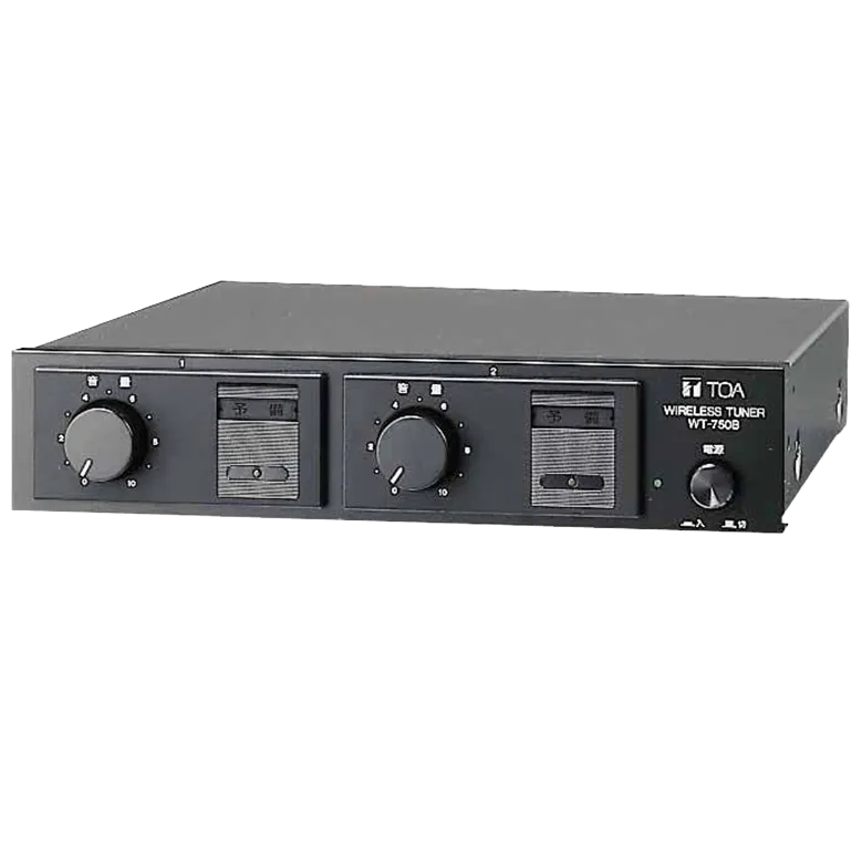 WT-750B TOA ワイヤレスチューナー 最大2台実装可能