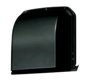 VB-DG150A3-K ブラック塗装 パナソニックエコシステムズベンテック 純正品 深形パイプフード Φ150用 アルミ製 着脱ガラリ付 防火ダンパーなし