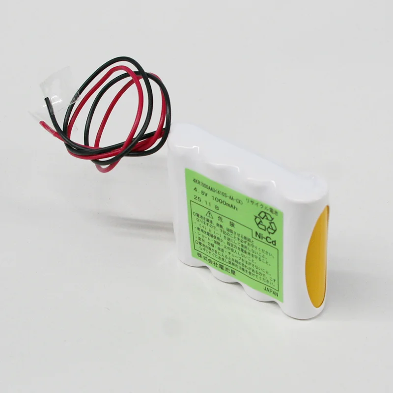 4KR-1000AAU 相当品 SANYO製相当品 組電池製作バッテリー クレーンのリモコン等用 4.8V1000mAh リード線切りっぱなし【コネクタなし】