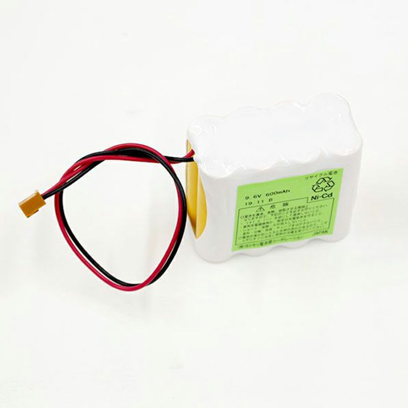 8N-600AAK相当品 SANYO製相当品 電池屋製組電池 9.6V600mAh W型 JAE IL-G-2S-S3C2-SA コネクター付