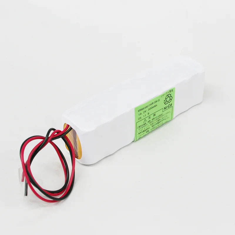 N300AAK16HN相当品 組電池 19.2V300mAh W型 コネクタなしリード線切りっぱなし エレベータ用等
