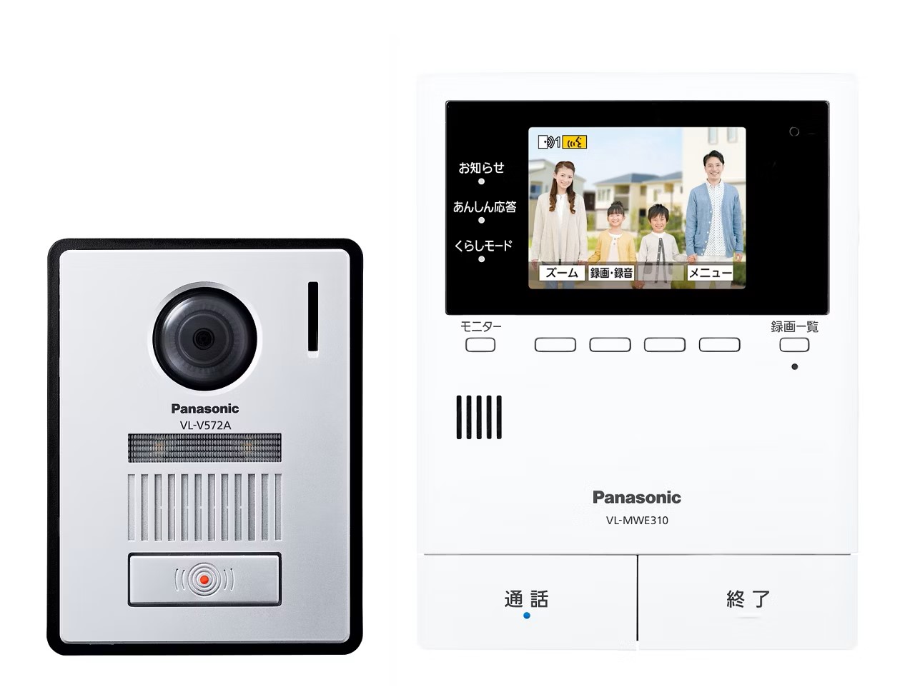 VL-SVE310KFA パナソニック テレビドアホンどこでもドアホン 宅配ボックスCOMBO、COMBO-LIGHTとの連携で荷受けをお知らせ 見知らぬ来訪者にはドアホンが応答する「あんしん応答」