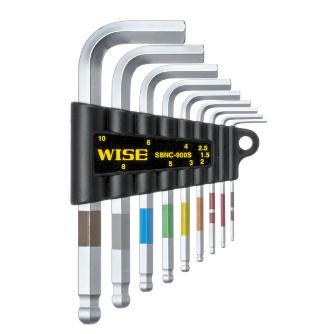 SBNC-900S フジ矢 純正品新品 ボールポイント六角棒レンチ 9本セット (WISE)