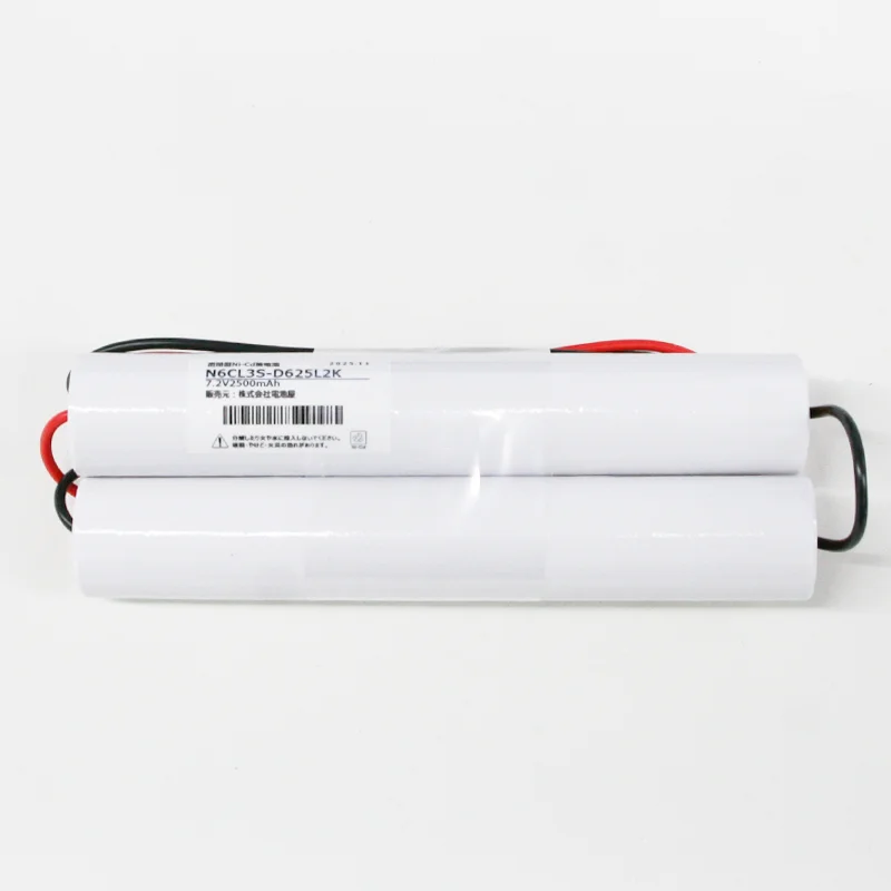 N6-CL3相当品 岩崎電気同等品 7.2V2500mAh <年度シール付き> コネクター付きそのまま取付できます。