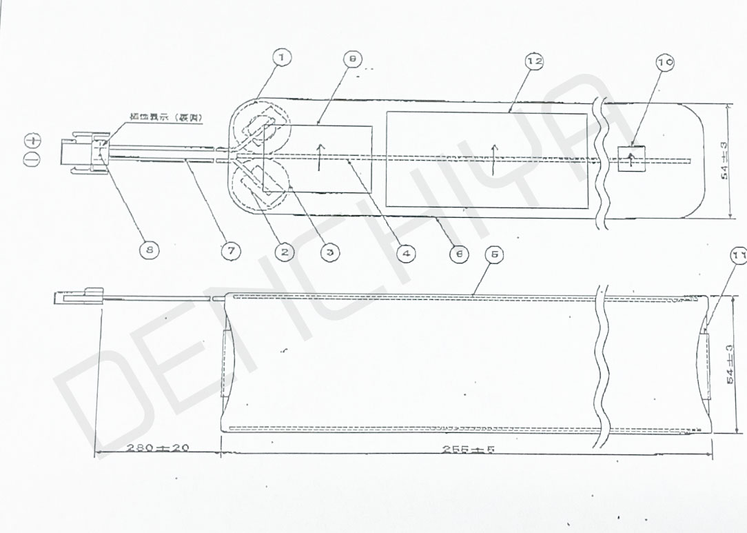20N2000C-W-KJ 相当品 HITACHI（日立）相当品 HITANICA（ヒタニカ）相当品 動力盤内シーケンサー 等用 24V2000mAh 統一コネクタ 鑑定品