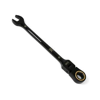 CWL-08-BG フジ矢 純正品新品 首振ラチェットコンビレンチ（黒金）