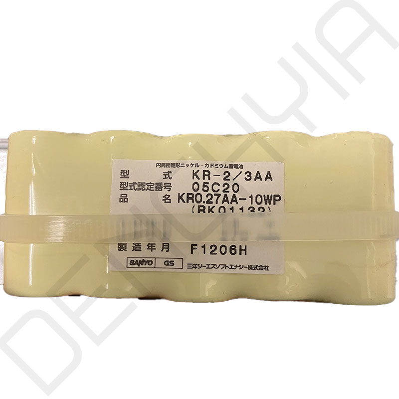 KR0.27AA-10WP相当品 （RK01132）KR-2/3AA SANYO GS Soft Enargy相当品12V270mAh W型 N300AAK リード線のみ