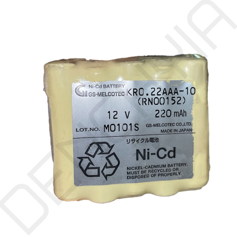 KR0.22AAA-10相当品（RN00152） GS MELCOTEC相当品12V180mAh W型 N300AAA組電池 リード線のみ