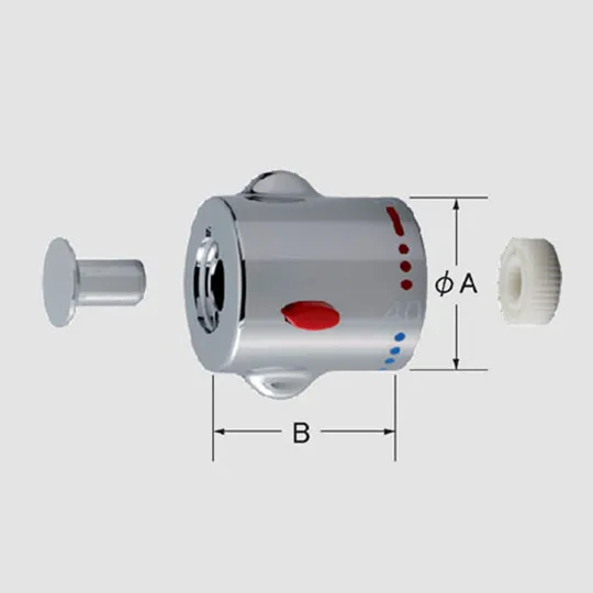 A-3401-11/NC LIXIL・INAX 純正部品 温調ハンドル部 バス水栓部品
