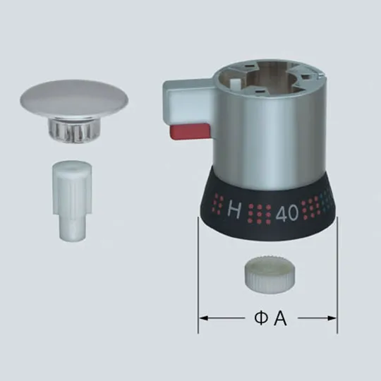 A-5336-1/N85 LIXIL・INAX 純正部品 温調ハンドル部 バス水栓部品