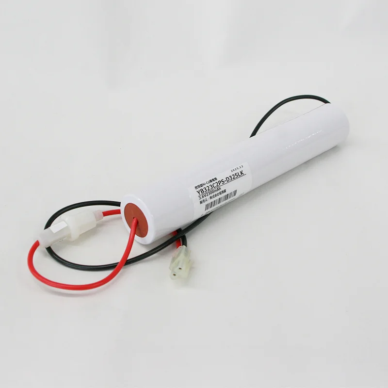 YB-323C-2P相当品 山下電機相当品 3.6V2300mAh L型 コビシ(JST MLP-02)コネクタ付 ヒューズ付き