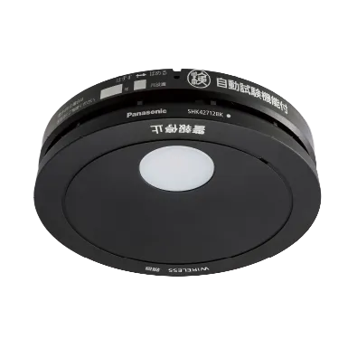 SHK42712BK パナソニック 黒色 けむり当番 薄型 2種 電池式・ワイヤレス連動親器・あかり付（警報音・音声警報・AISEG連携機能付）