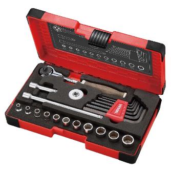 HRW2004M-SW ベッセル 純正品 ウッディスイベルソケットセット1／4 VESSEL