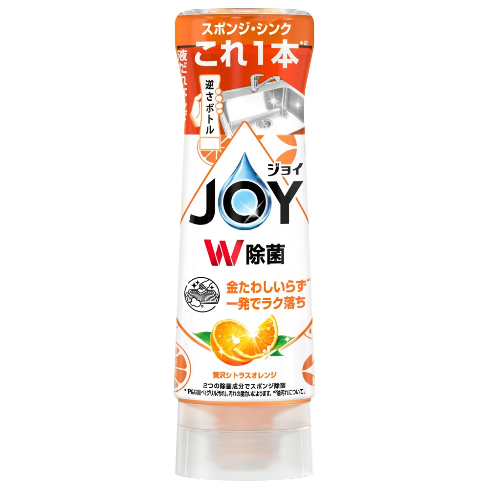 Ｐ＆Ｇ 純正品 除菌ジョイコンパクト 贅沢シトラスオレンジの香り 逆さボトル 4987176118226