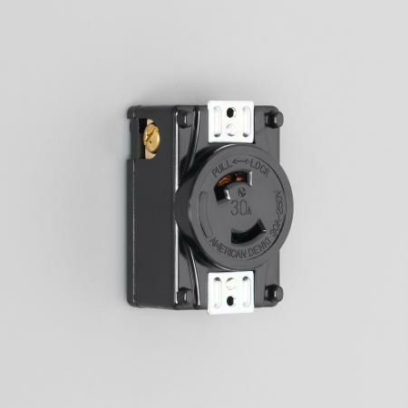 2320-P  アメリカン電機  引掛形 パネル用コンセント 2P 30A 250V